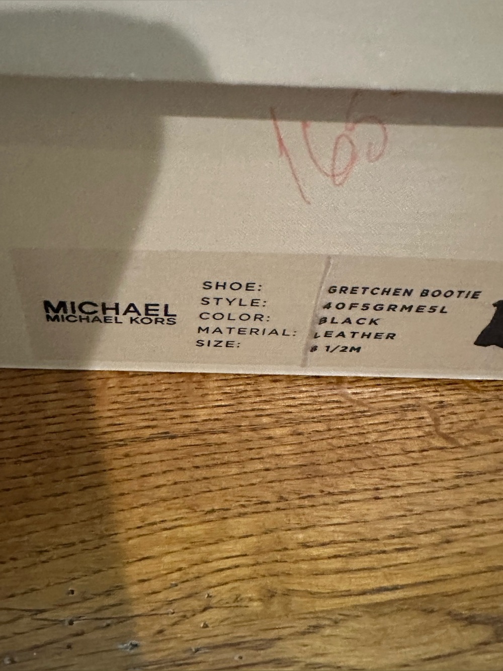 Michael Kors Black Gretchen Leather Boot NWT Size 8.5 NIB - Picture 9 of 11